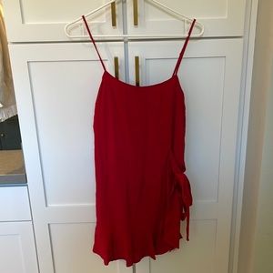 Lulus red mini dress